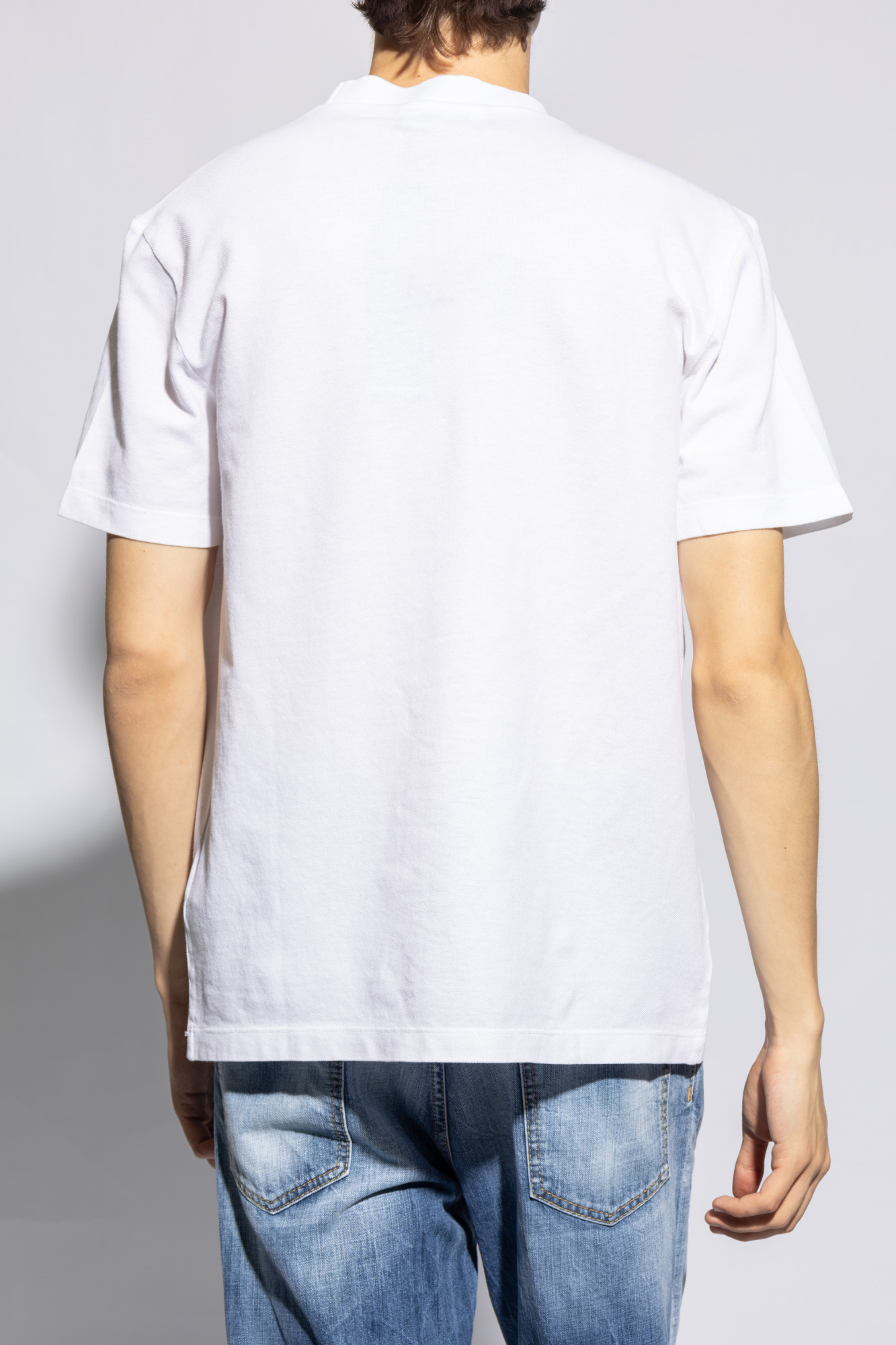 Shop Dsquared2 Logo-appliquéd Cotton T-shirt In White