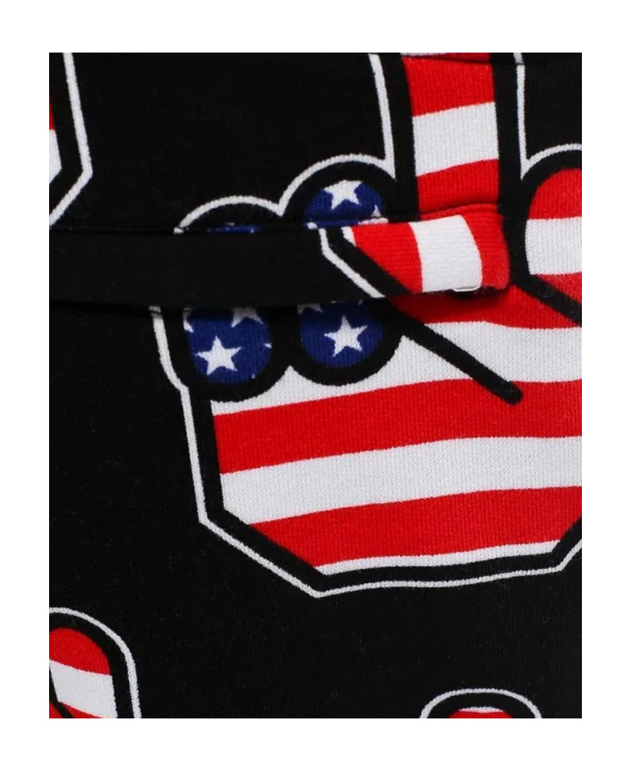 Moschino Printed Sweatpants In Black