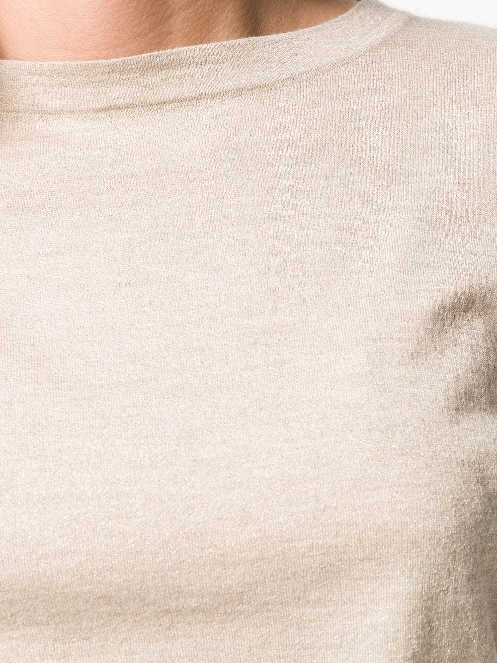 Brunello Cucinelli Relaxed Knitted Top In White