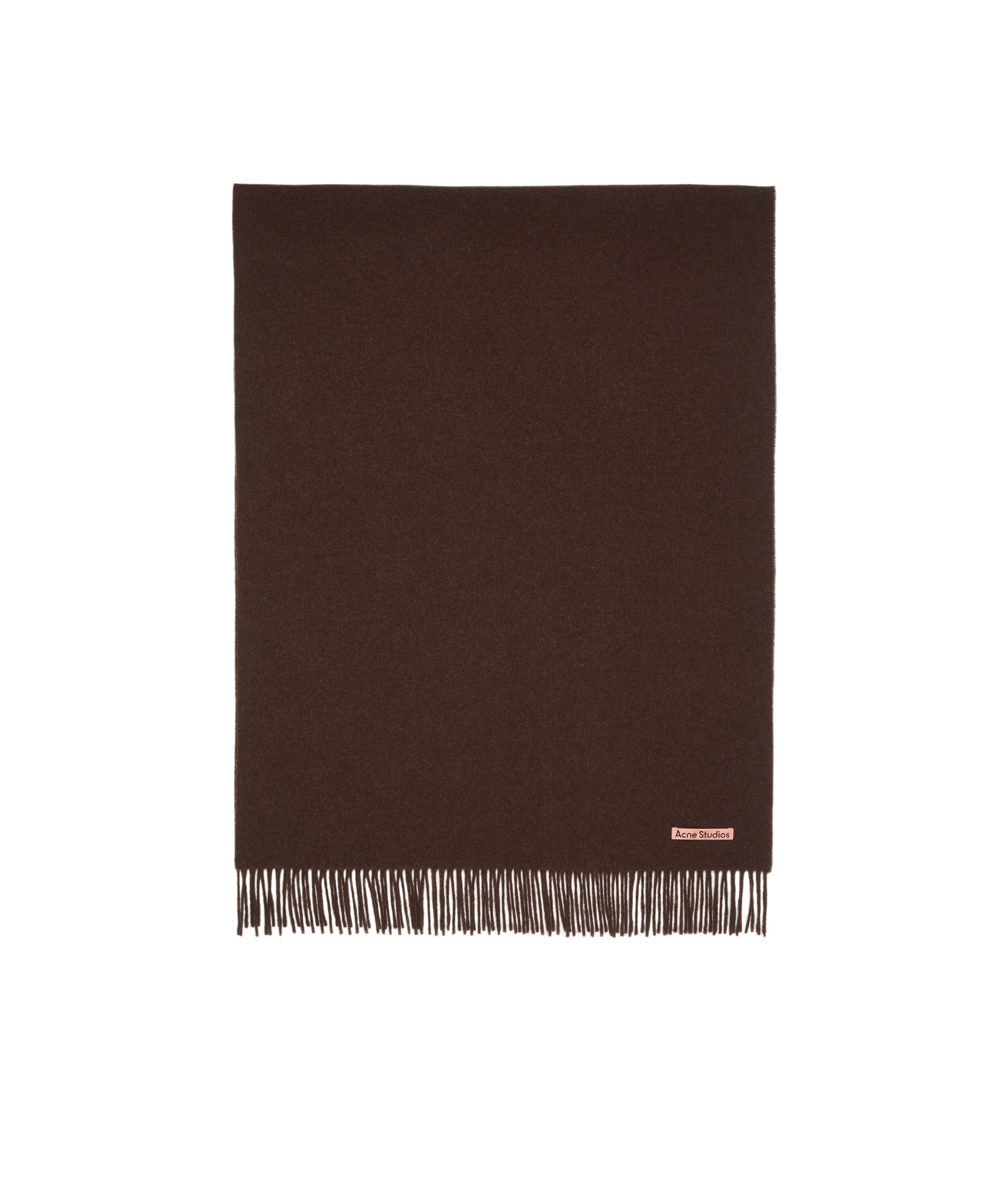 Shop Acne Studios Logo-patch Scarf In Black