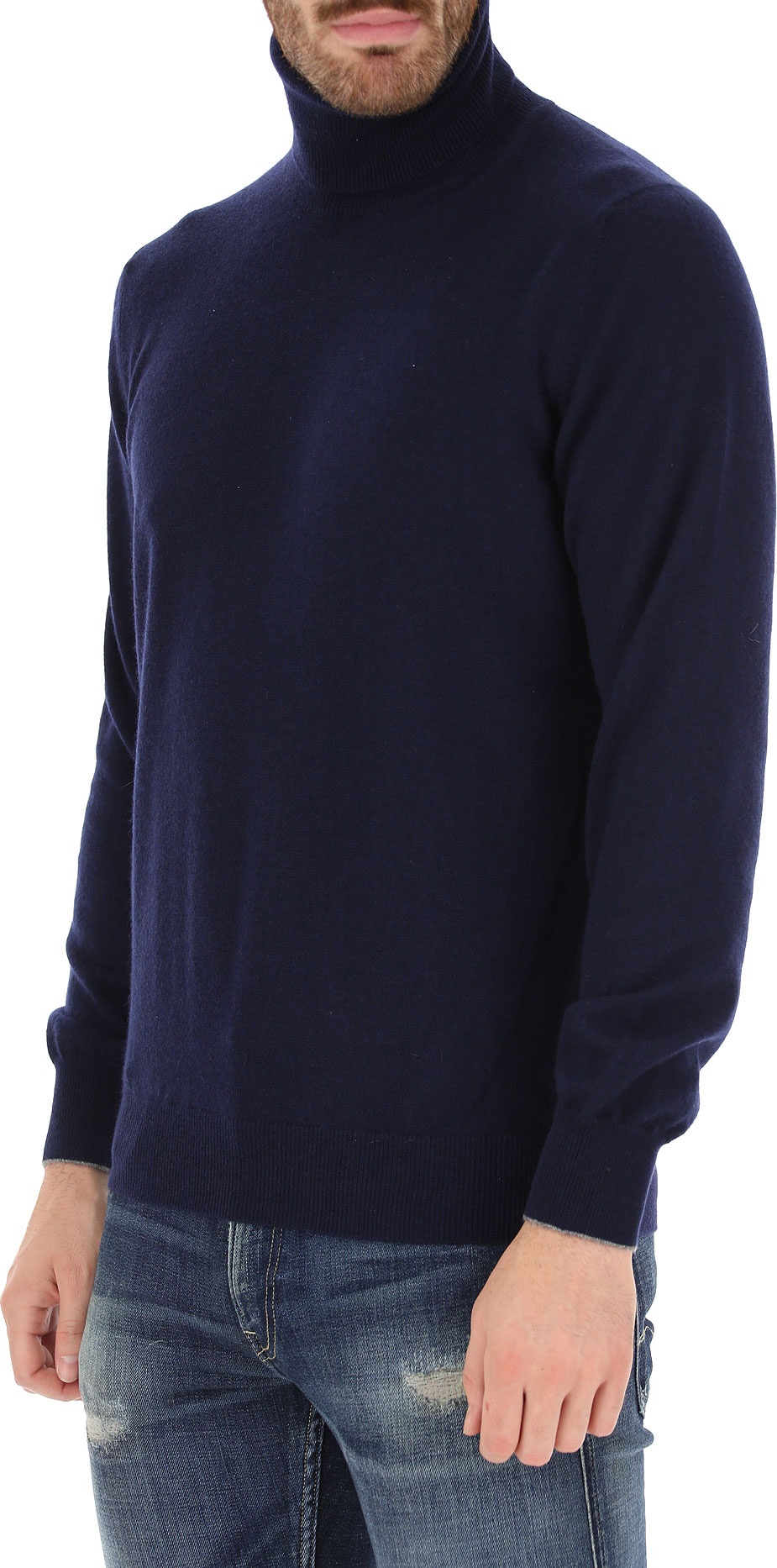 Brunello Cucinelli Rollneck Cashmere Sweater In Black
