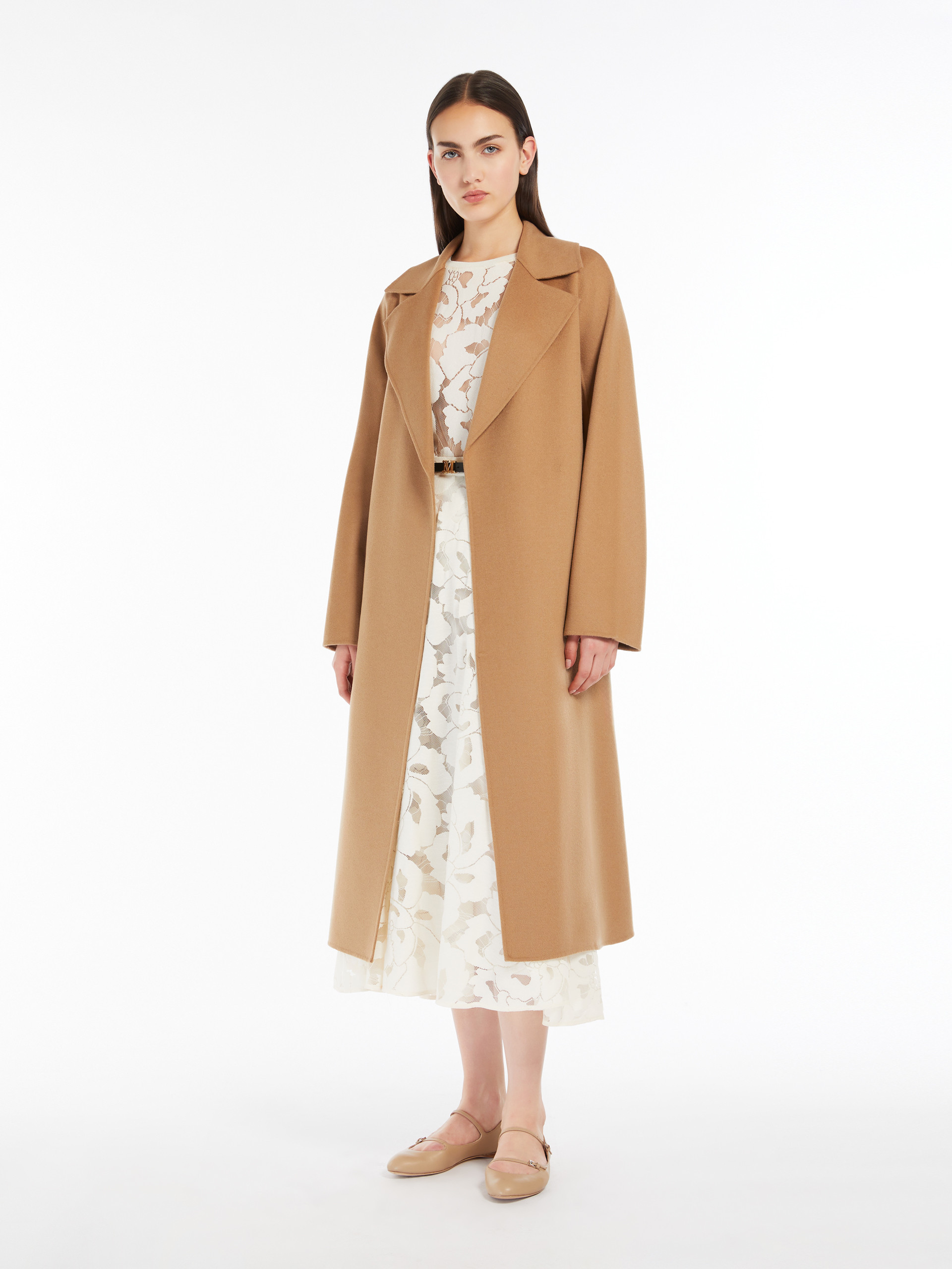 Max Mara Coat In Nude