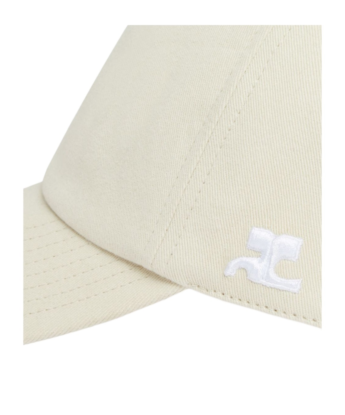 Courrèges Adjustable Hat In White