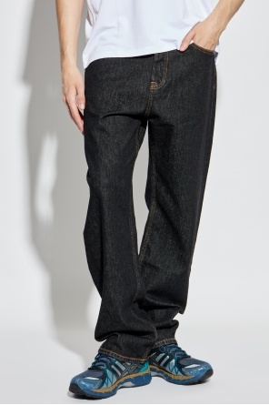 Samsoe & Samsoe Denim Trousers With Belt Loops