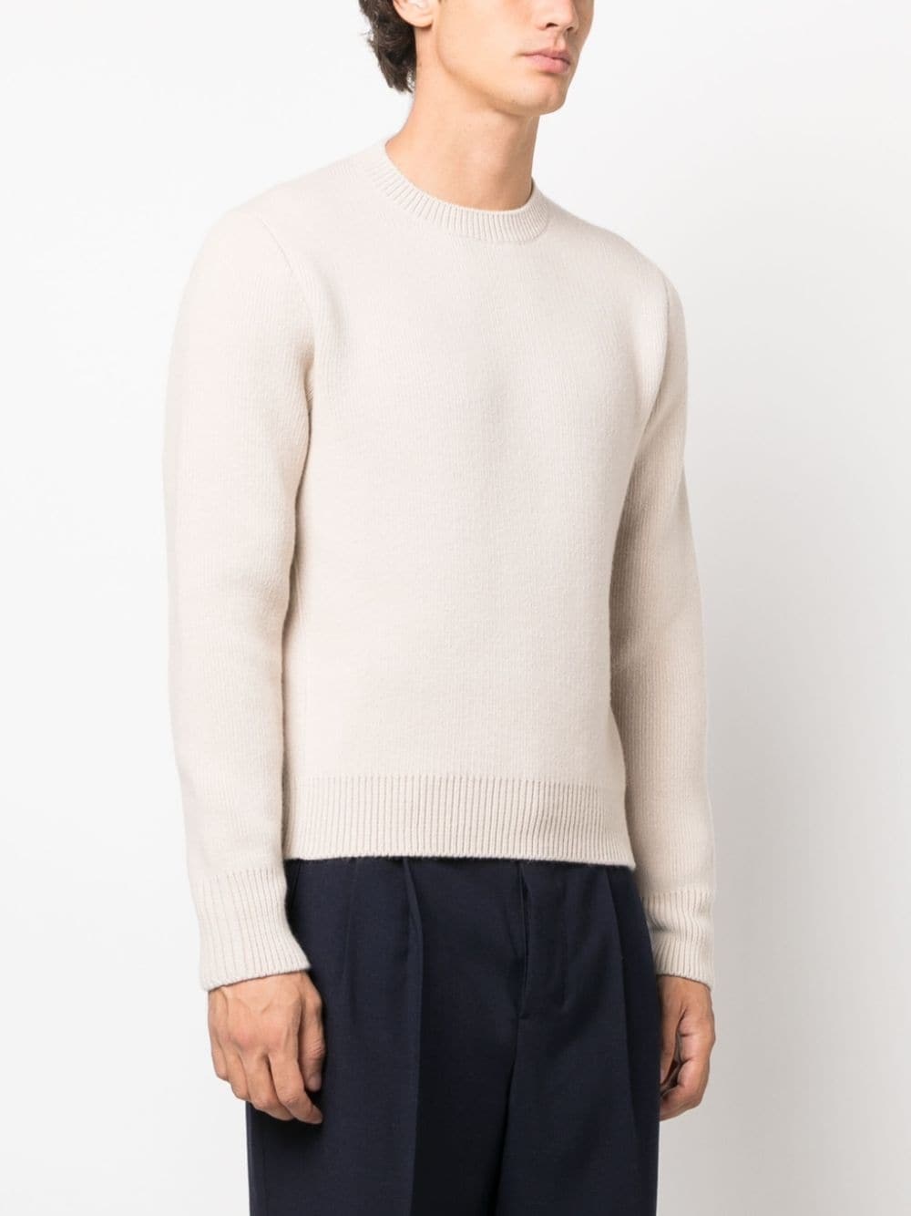 Lanvin Wool And Cashmere Sweater In White