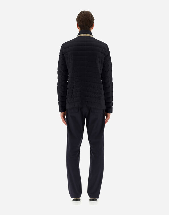 Herno Lapel Suit Jacket In Black