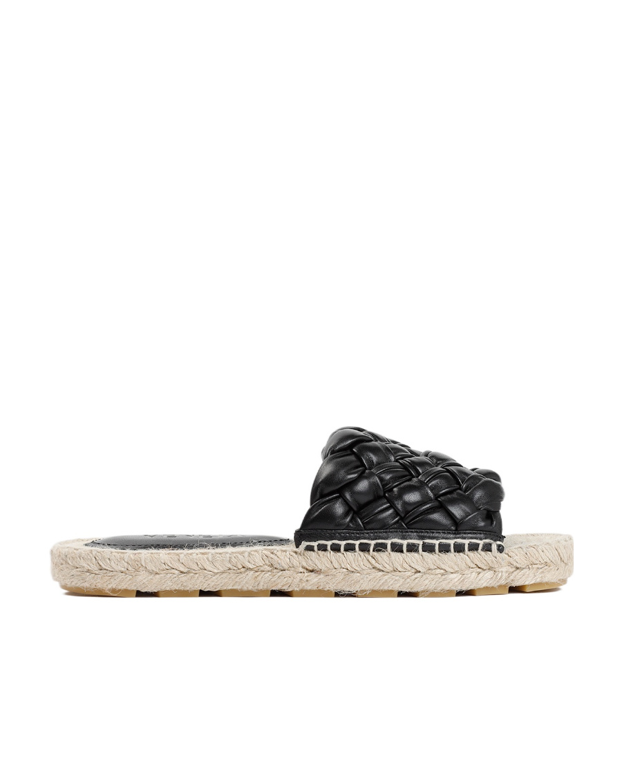 BOTTEGA VENETA WEAVE DETAIL SLIPPERS 