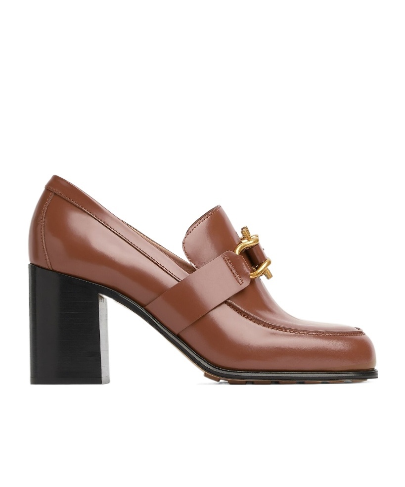 Bottega Veneta Monsieur Bit Loafer Pump In Brown