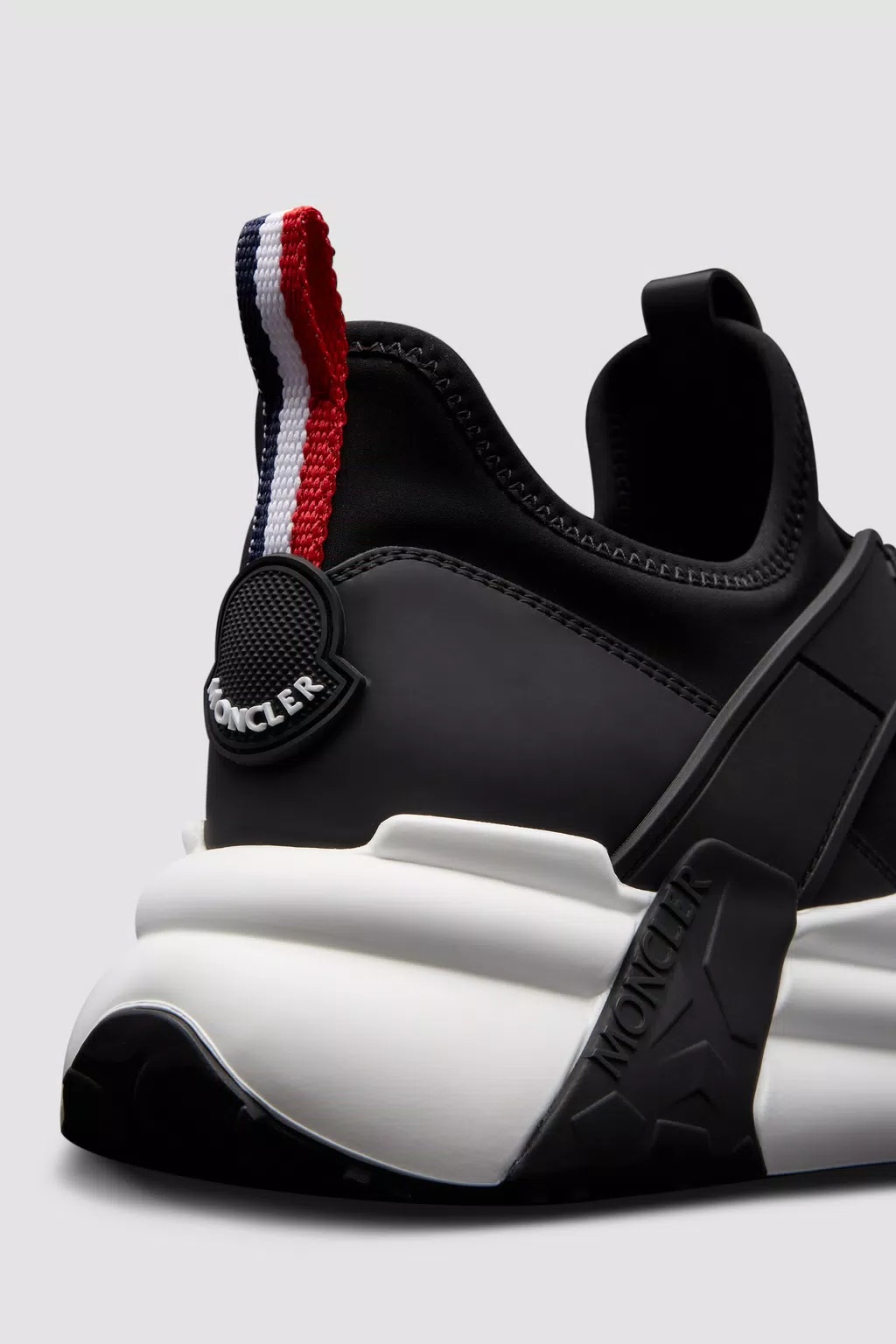 Moncler Lunarove Sneakers Black In Black