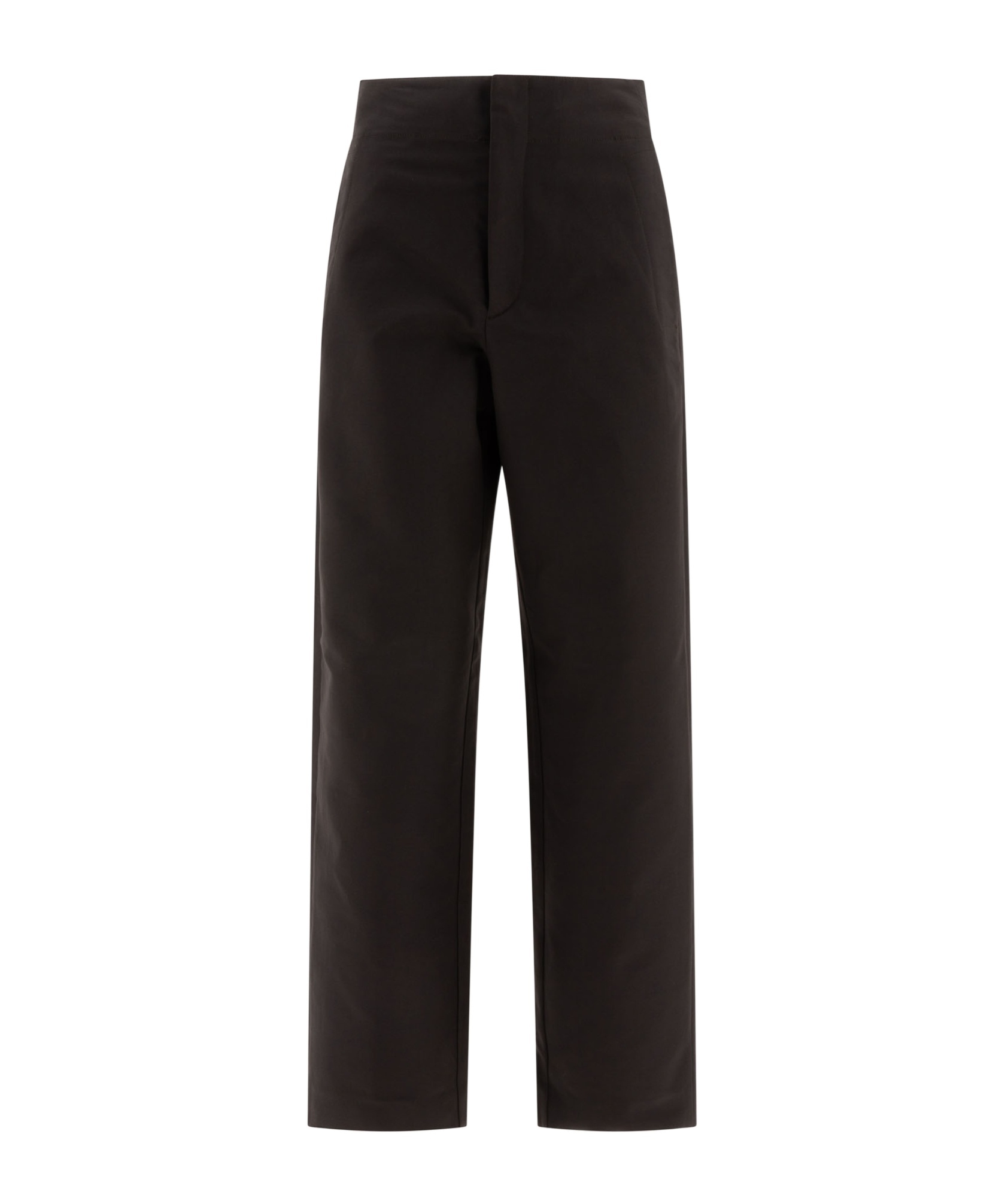 Soeur Tailored Trousers With Buttoned Back Pocket In Black