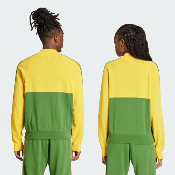 Adidas X Wales B Onner Zip Sweater In Yellow