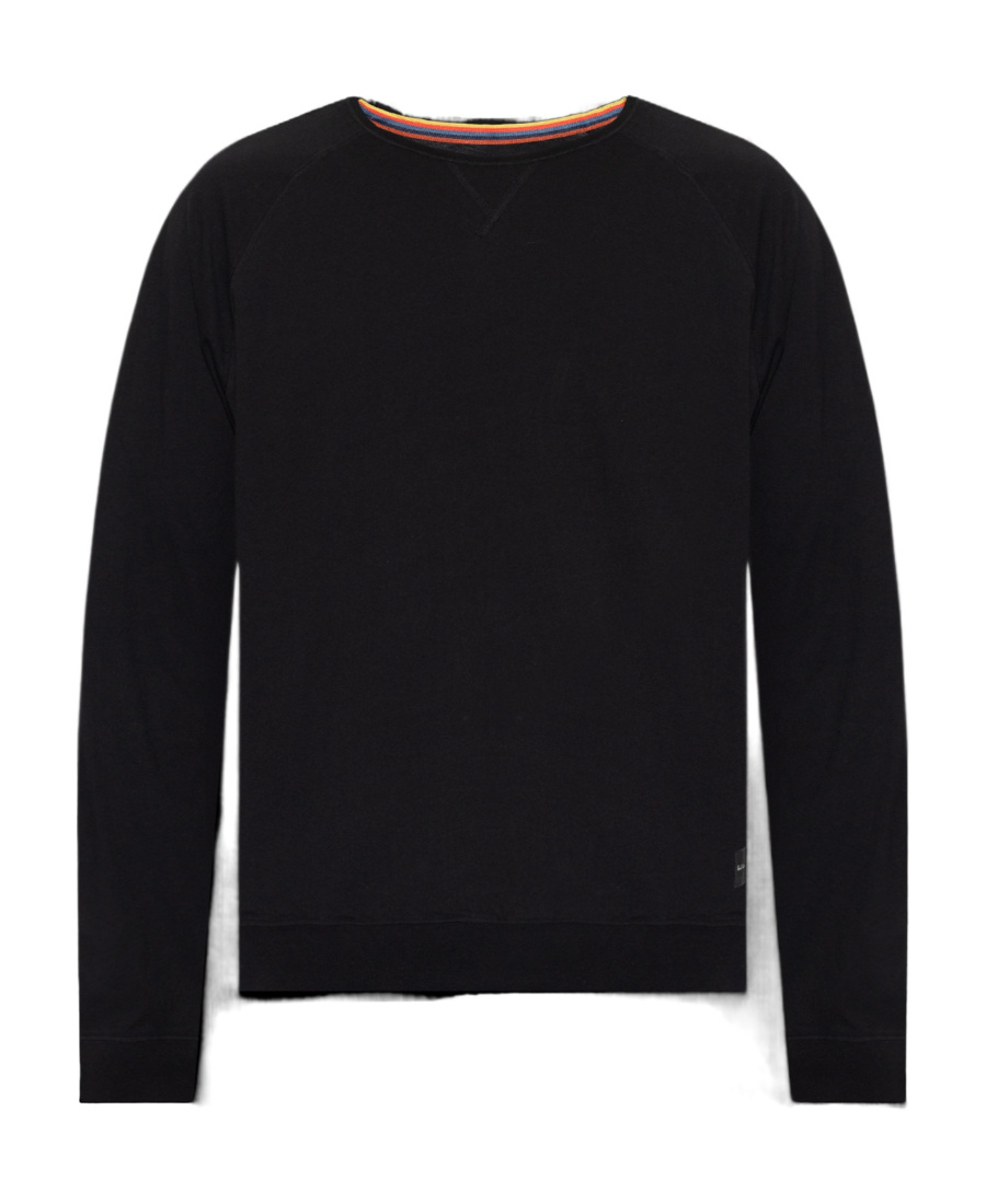 PAUL SMITH LOGO-PATCH COTTON SWEATSHIRT