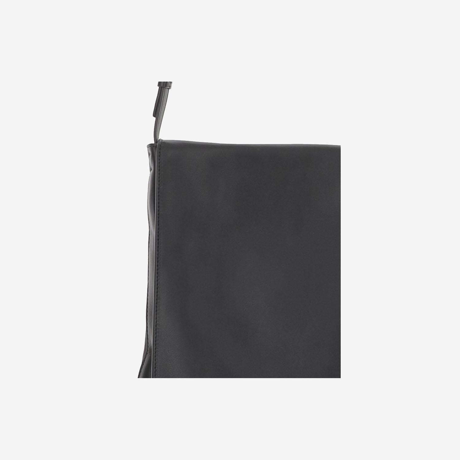 The Row Square Shoulder Bag In Black