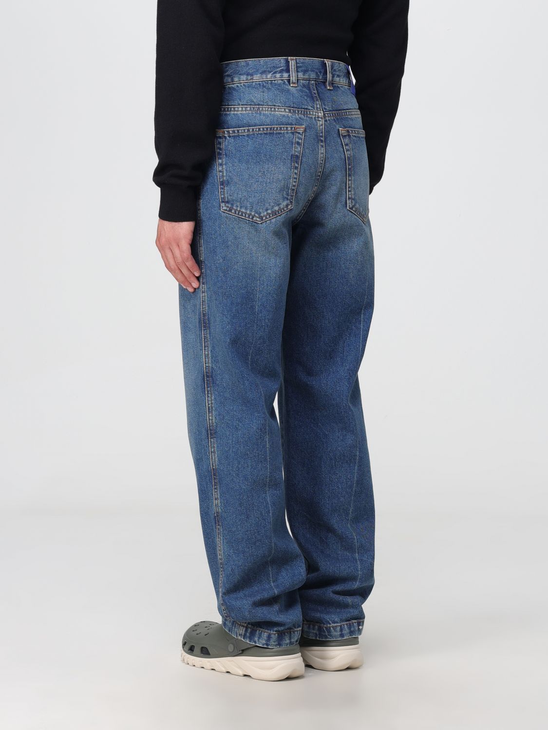 Marcelo Burlon County Of Milan Dark-wash Straight-leg Jeans In Blue