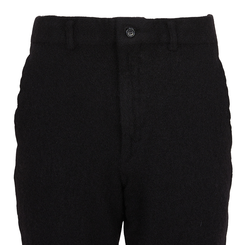 Comme Des Garçons Belt Loops Slacks In Black
