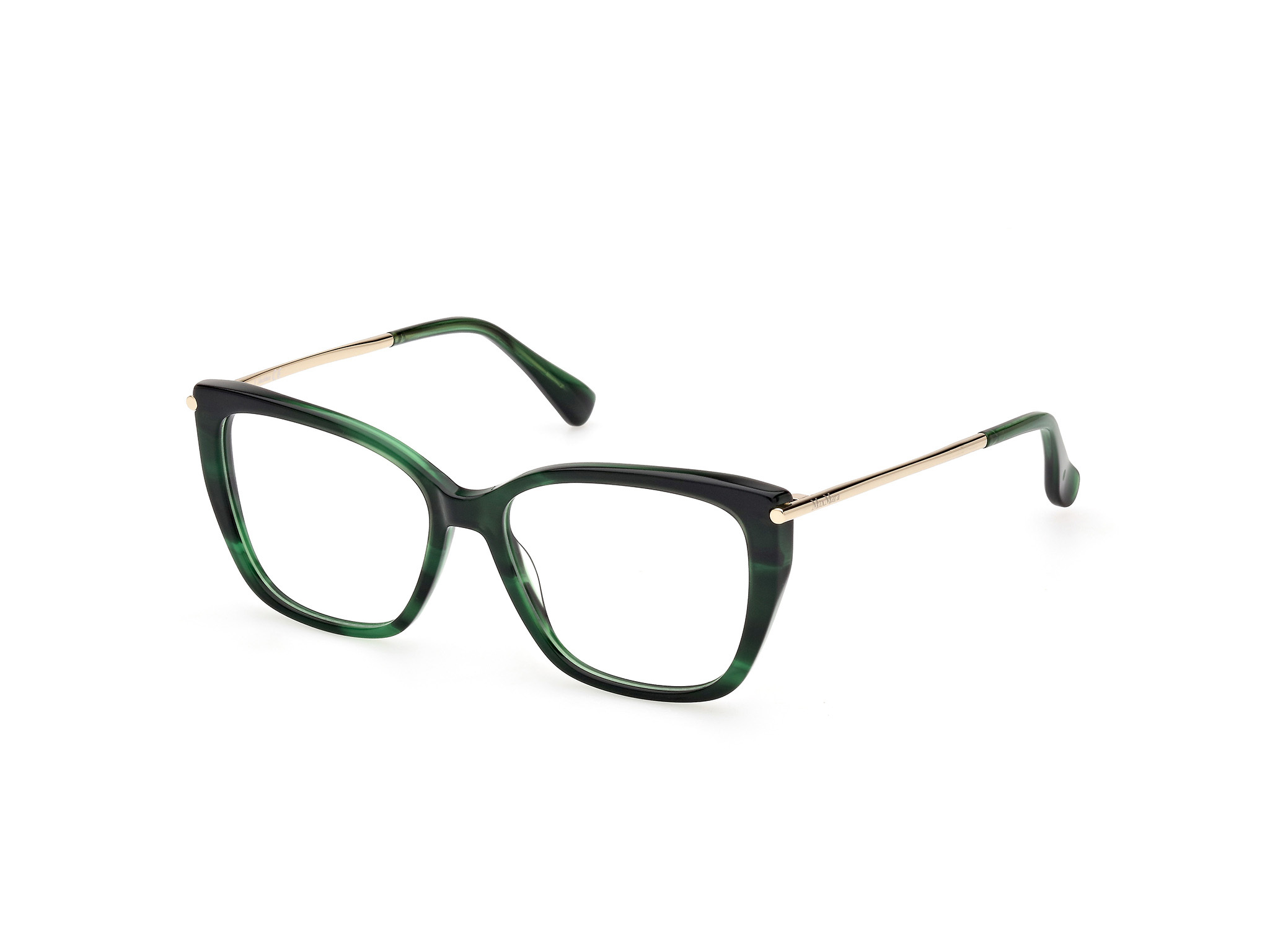 Max Mara Logo Plain Glasses In Green