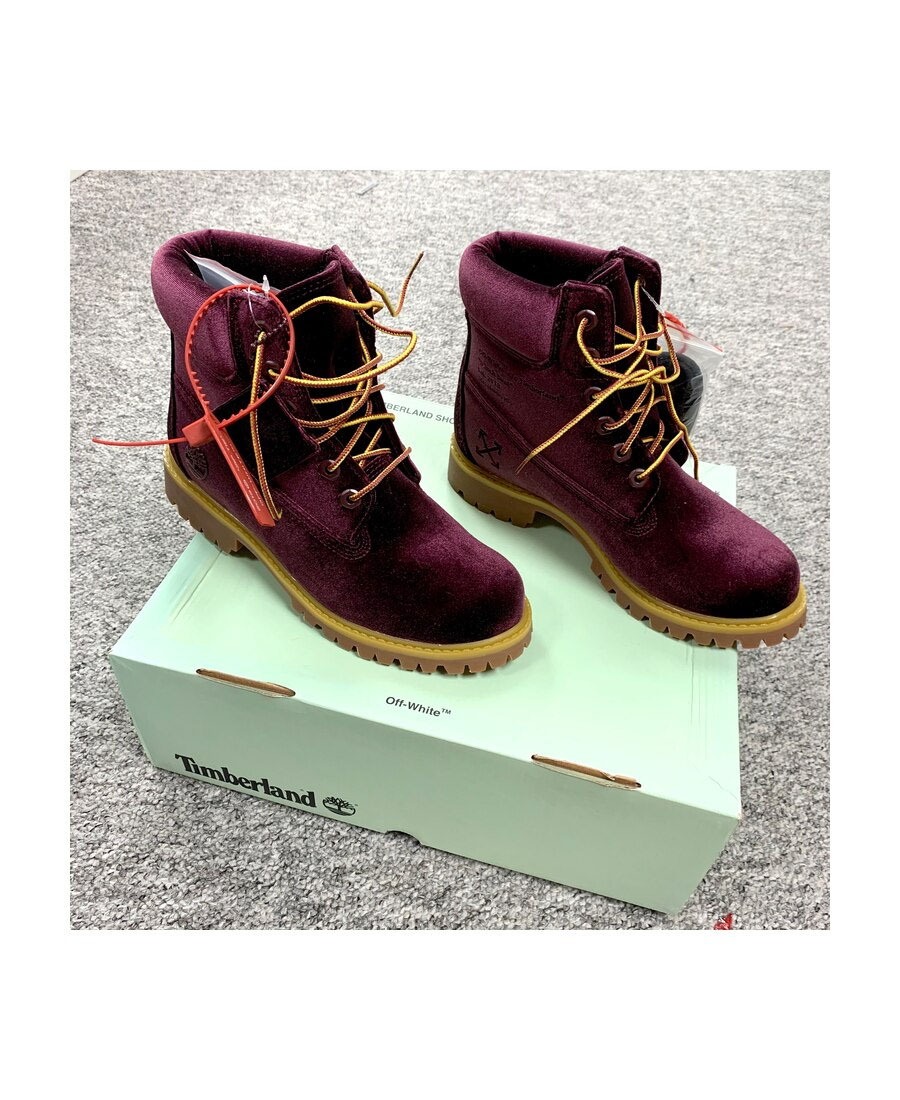 Timberland Straps And Ankle Boots In Red
