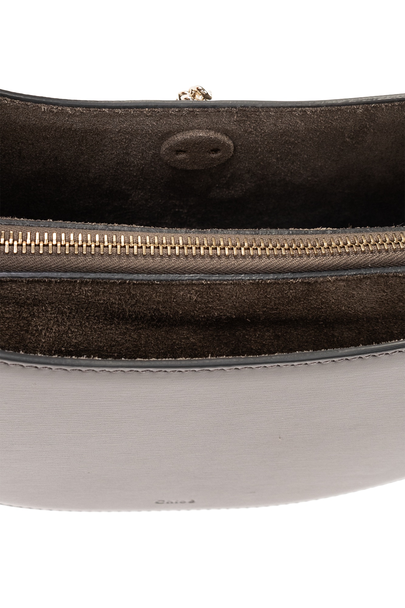 Chloé Soft Raffia Shoulder Bag In Black