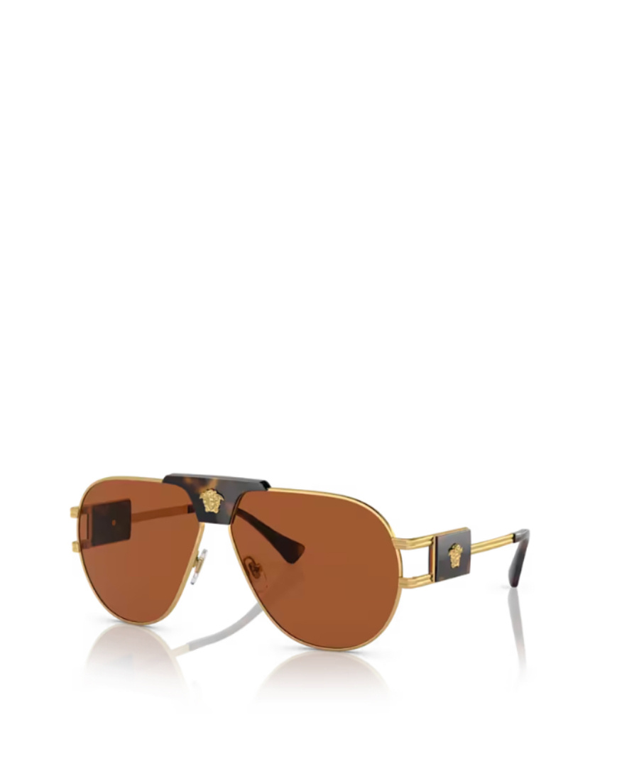 Versace Pilot-frame Tinted Sunglasses