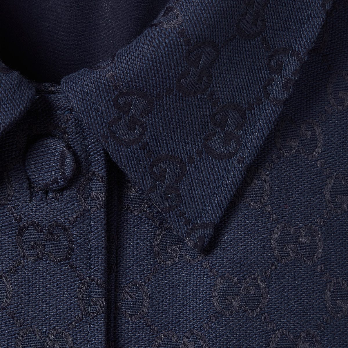Gucci Gg Canvas Jumpsuit With Horsebit In Black