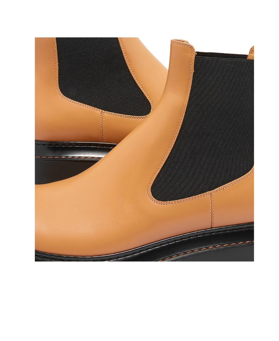Loewe Logo Chelsea Boots In Black