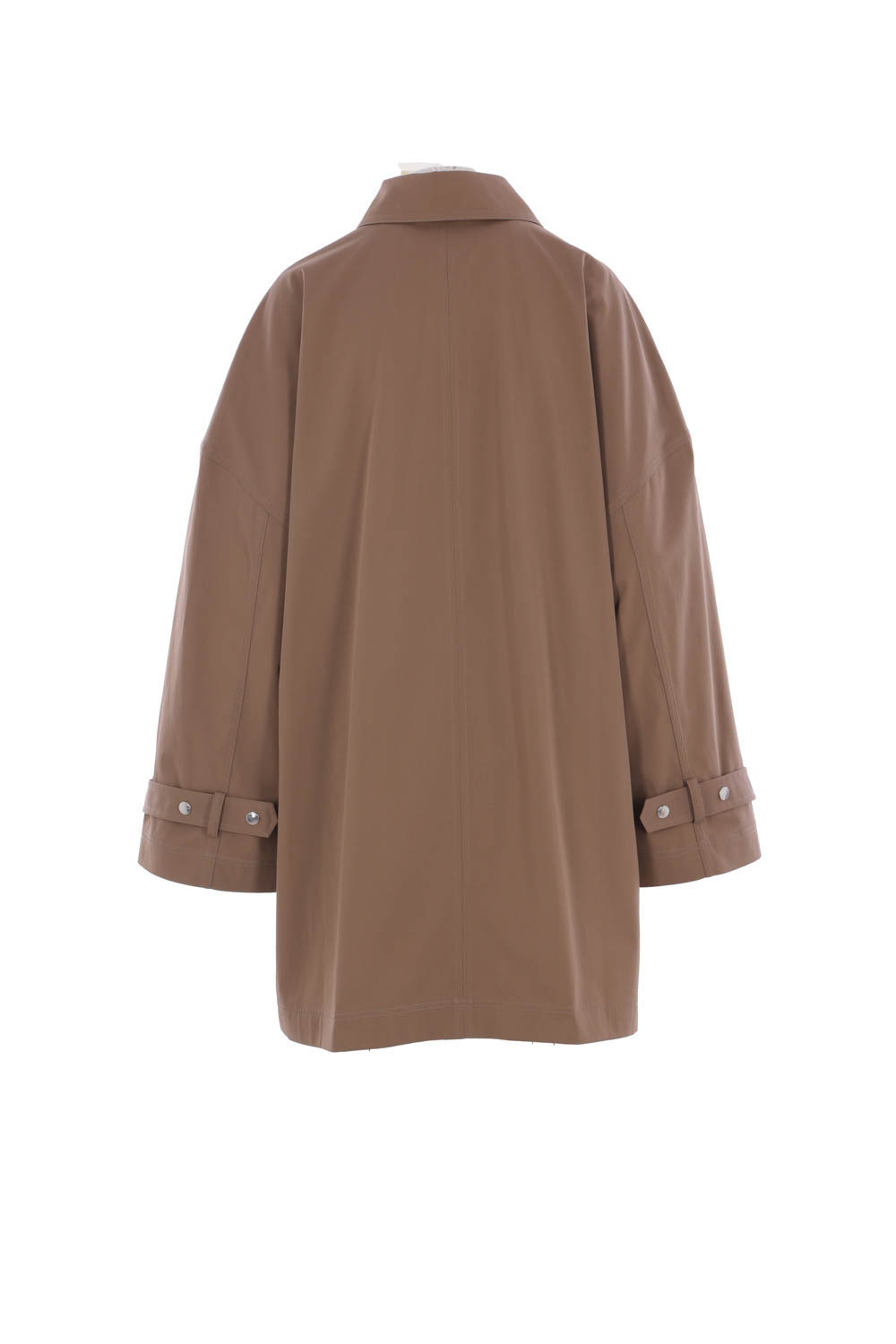 Totême Toteme Women Hazel Organic Cotton Oversized Trench Jacket In Brown