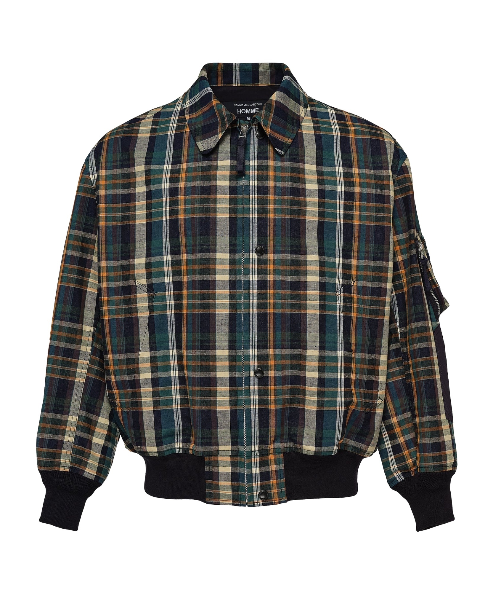 Comme Des Garçons Long-sleeved Casual Jacket In Black