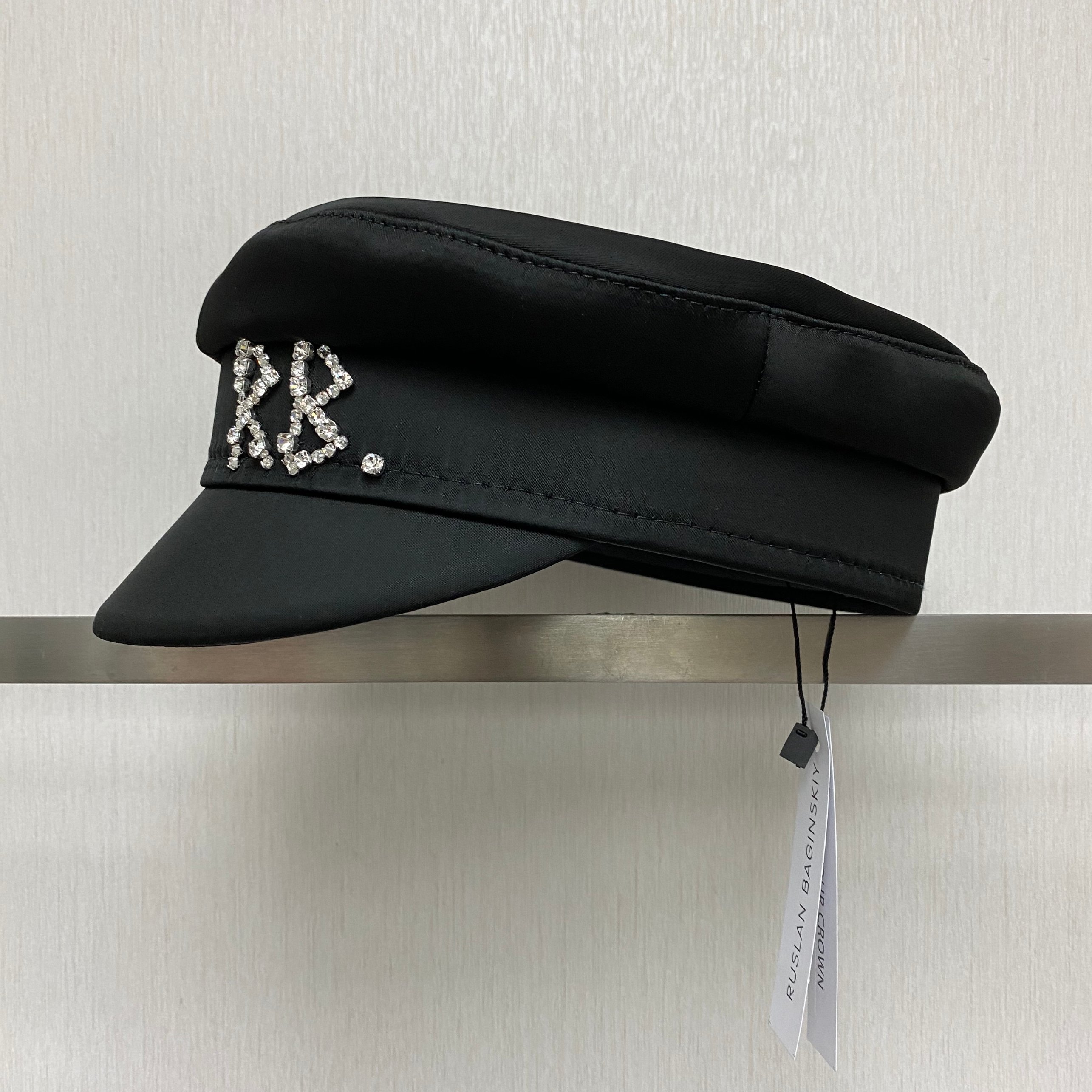 Ruslan Baginskiy Studded Logo Embellished Cap In Black