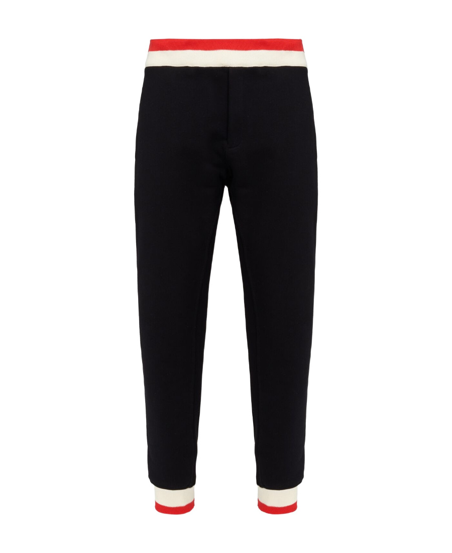 Alexander Mcqueen Elastic Waist Sweatpants In Black