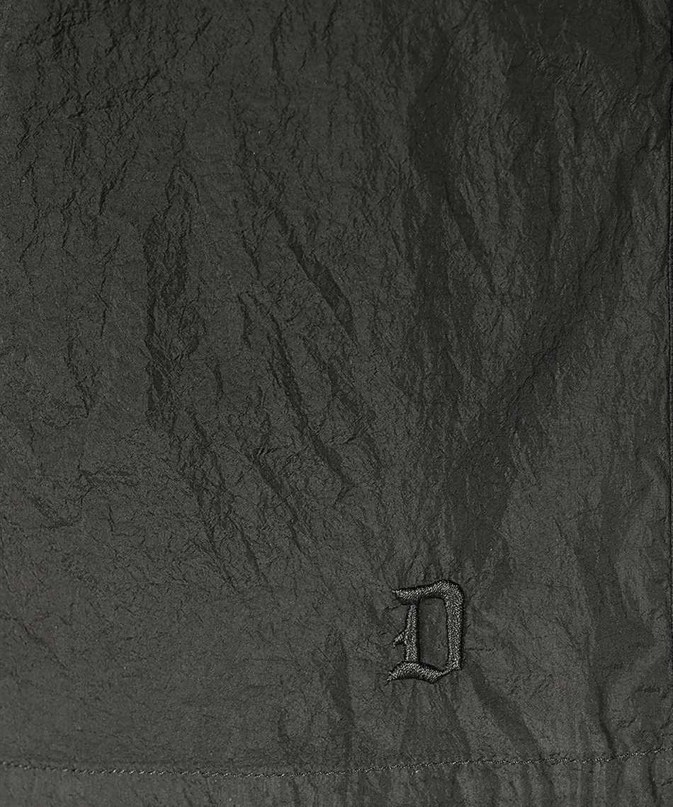 Dondup Drawstring Waist Swim Shorts In Gray