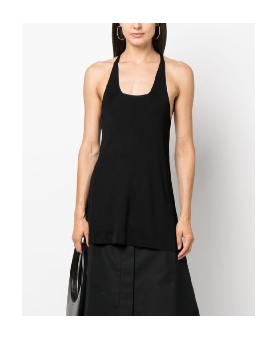 Studio Nicholson Midori Knitted Vest In Black
