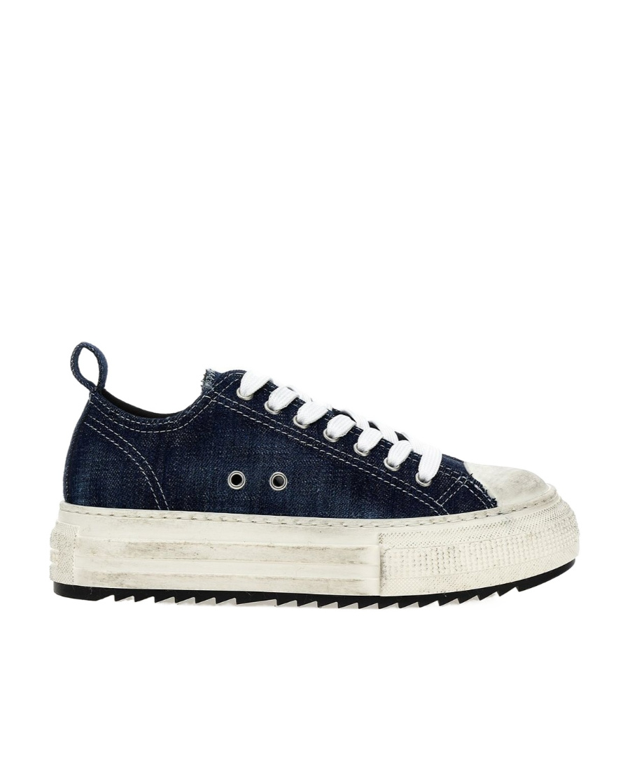 Dsquared2 Platform-sole Low-top Sneakers In Black