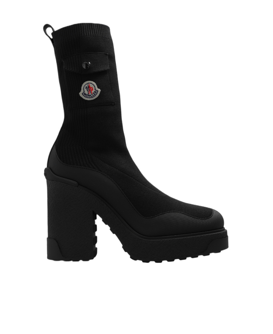 Shop Moncler Splora Pocket Ankle Boots In Black
