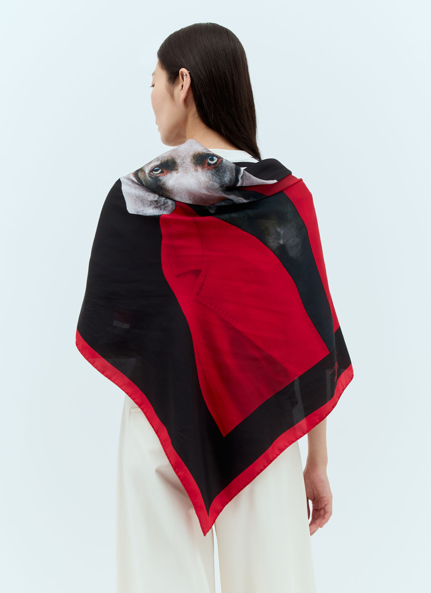 Max Mara Pattern Silk Scarf In Multicolor