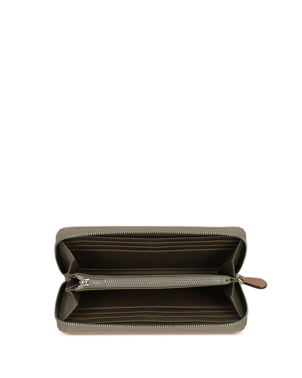 Bally Zipper Purse In Brown