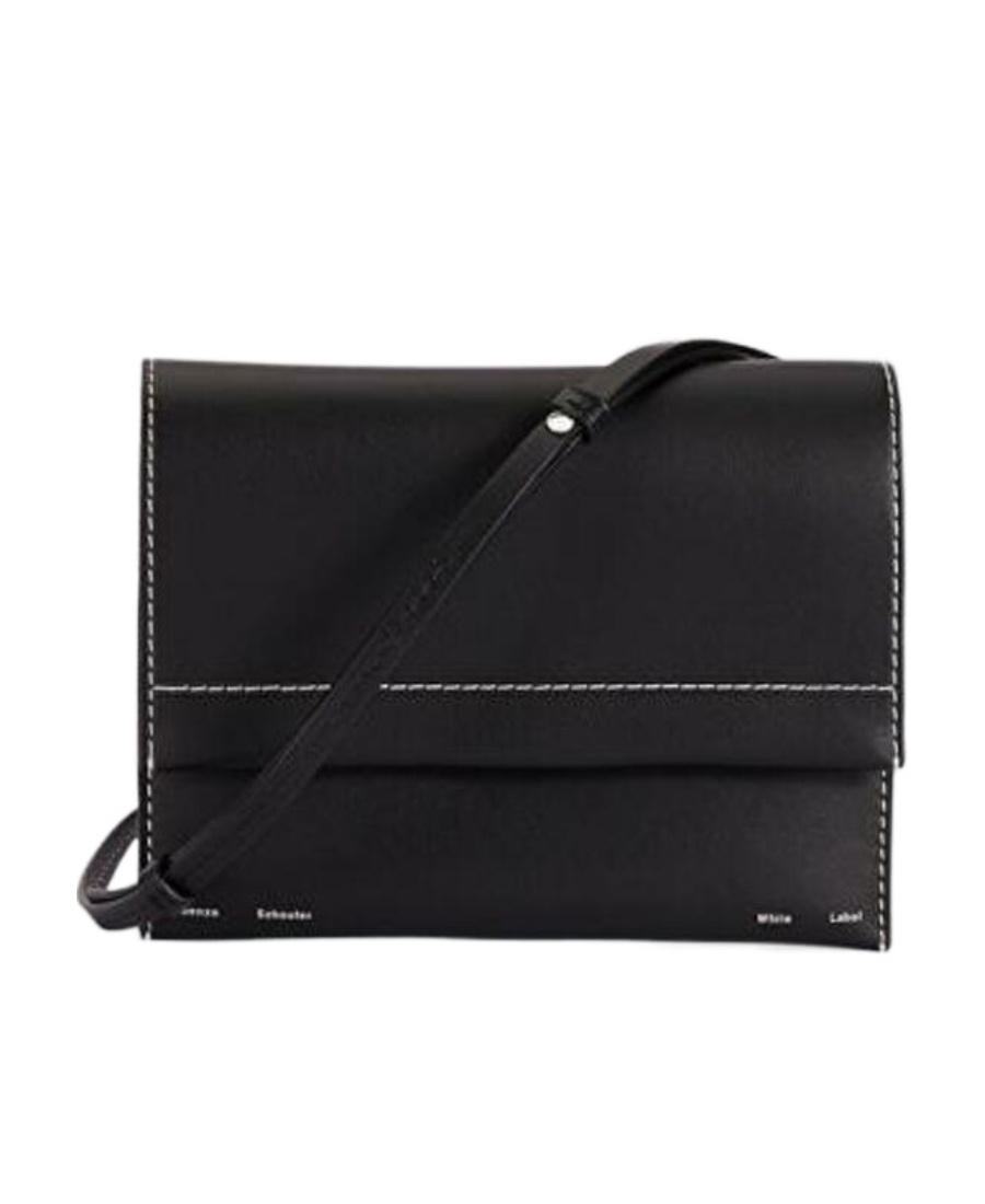 Proenza Schouler Logo Shoulder Bag In Black