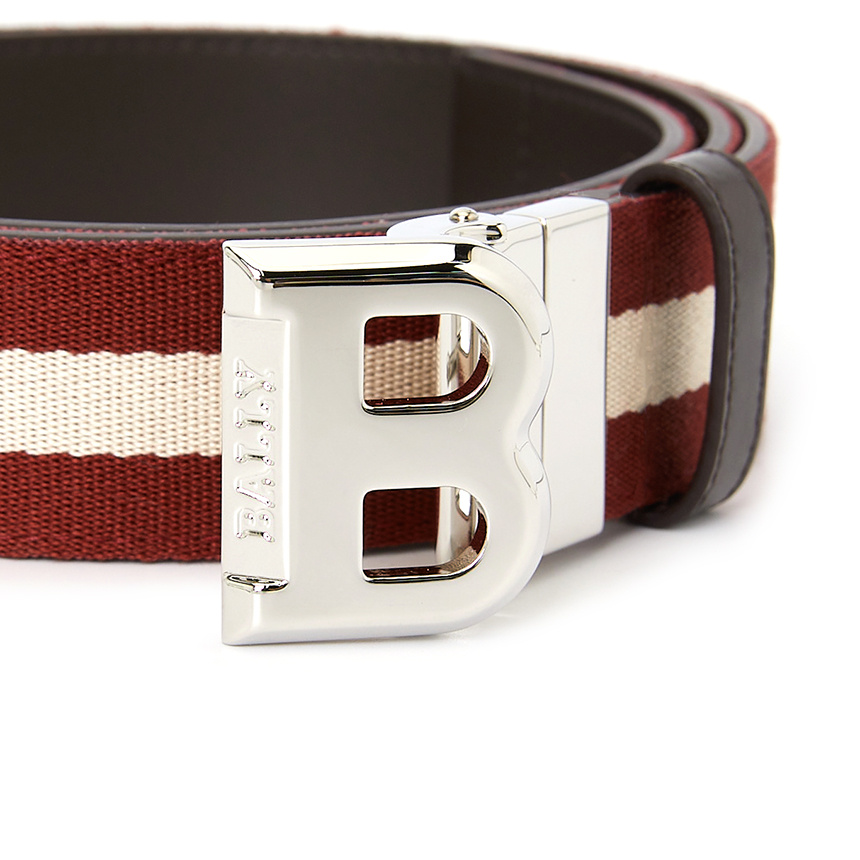 Bally Double-sided Belt In Gold