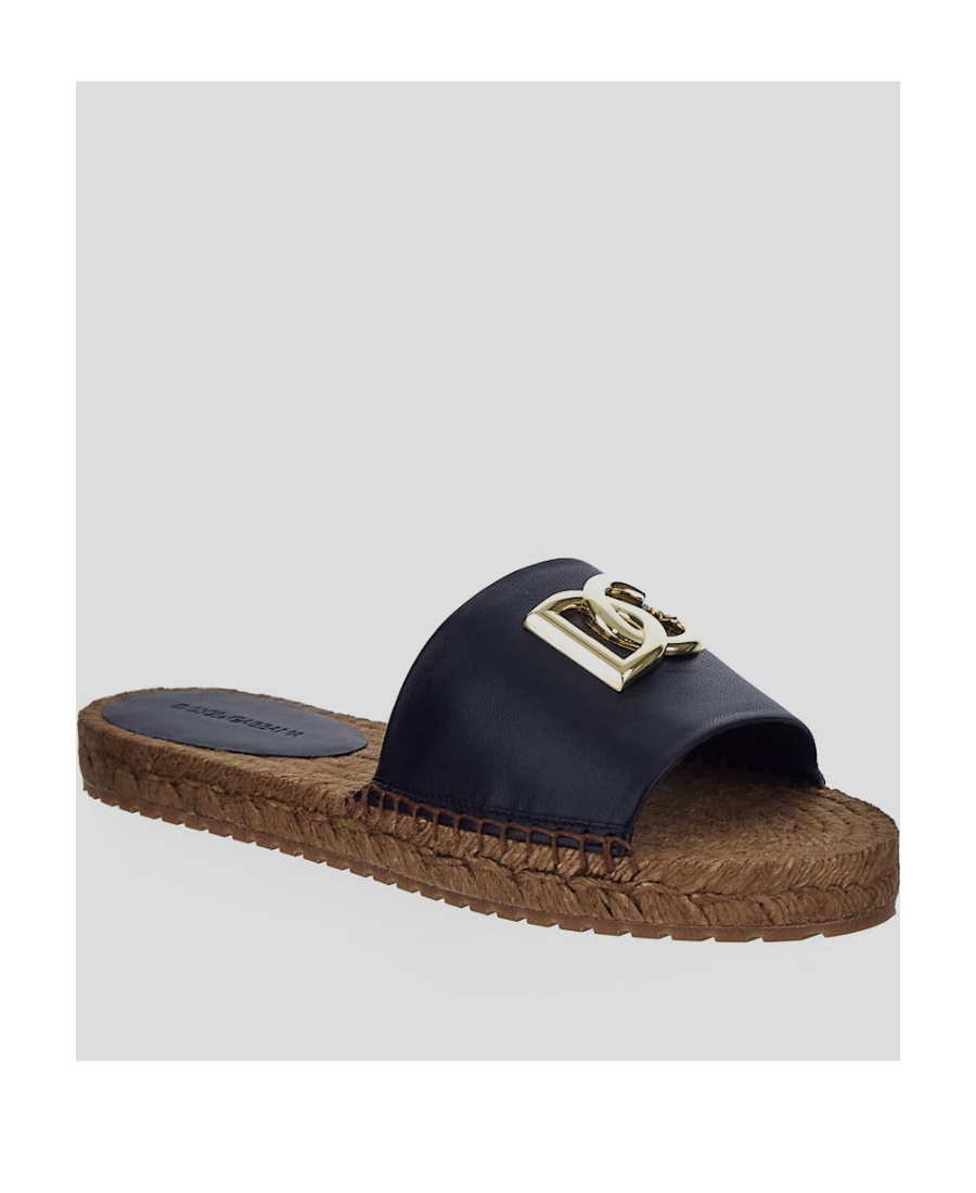 Dolce & Gabbana Espadrilles Mit Logo In Black