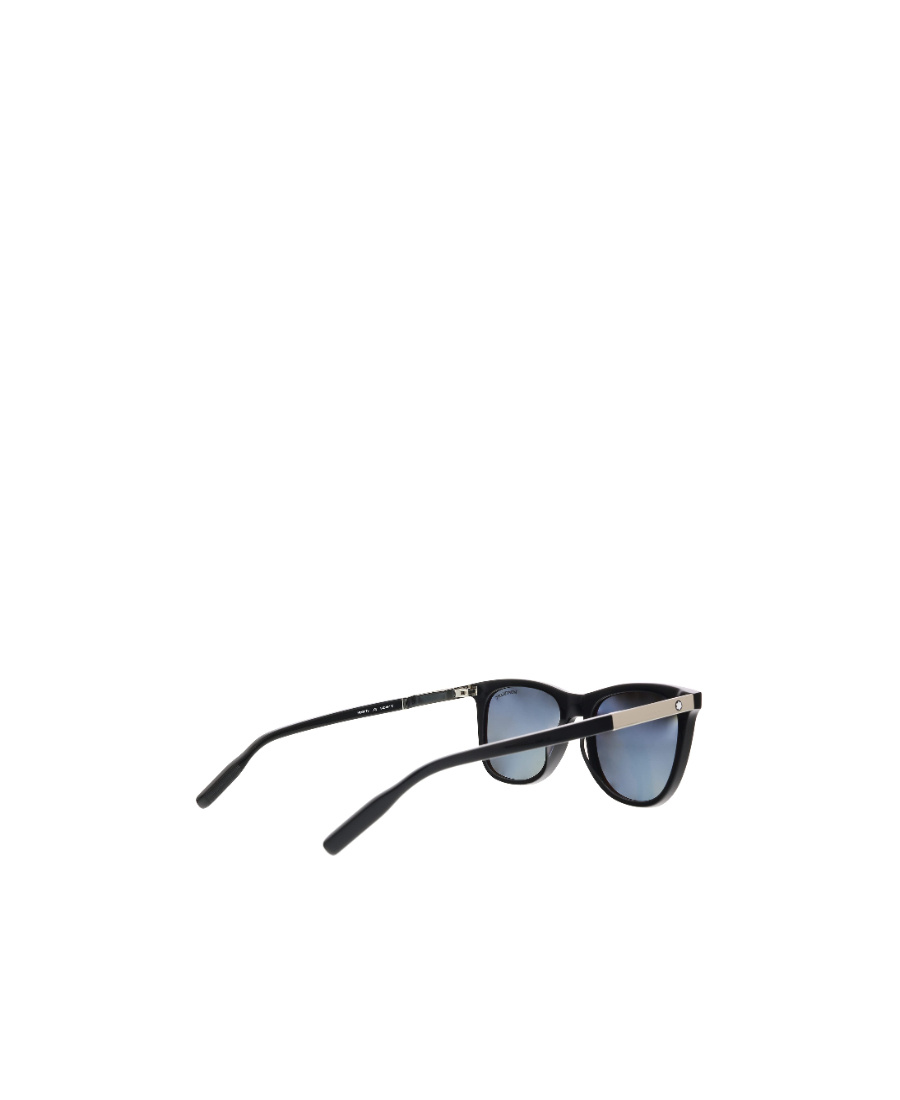 Montblanc Round Sunglasses In Black
