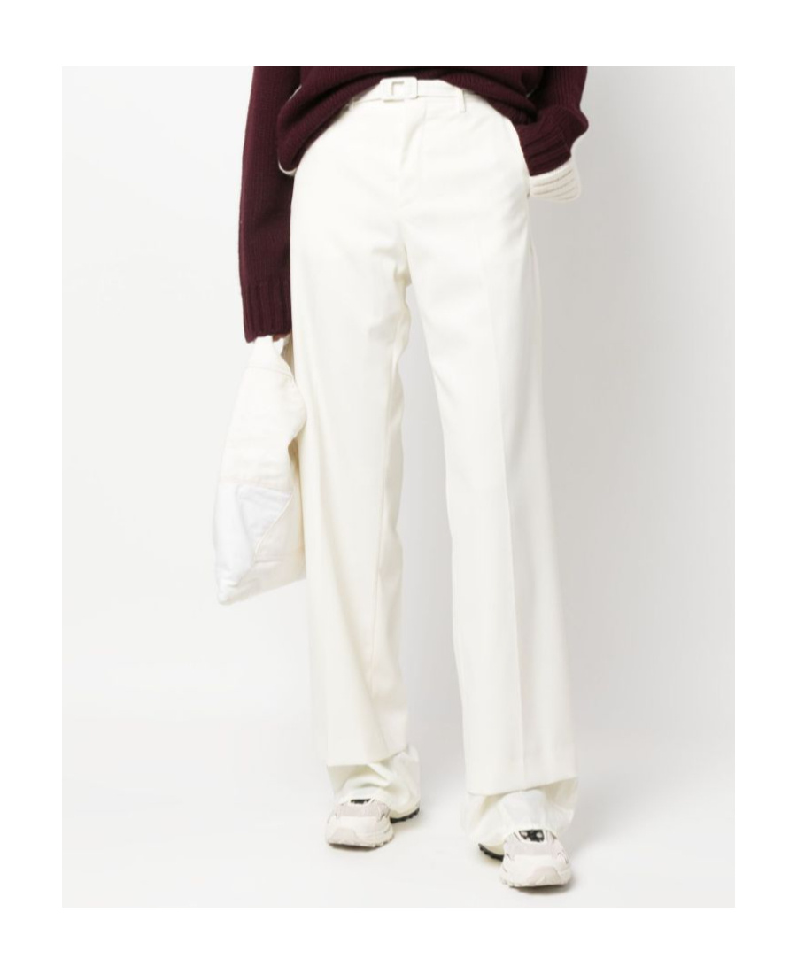 MM6 MAISON MARGIELA HIGH-WAISTED FLARED TROUSERS