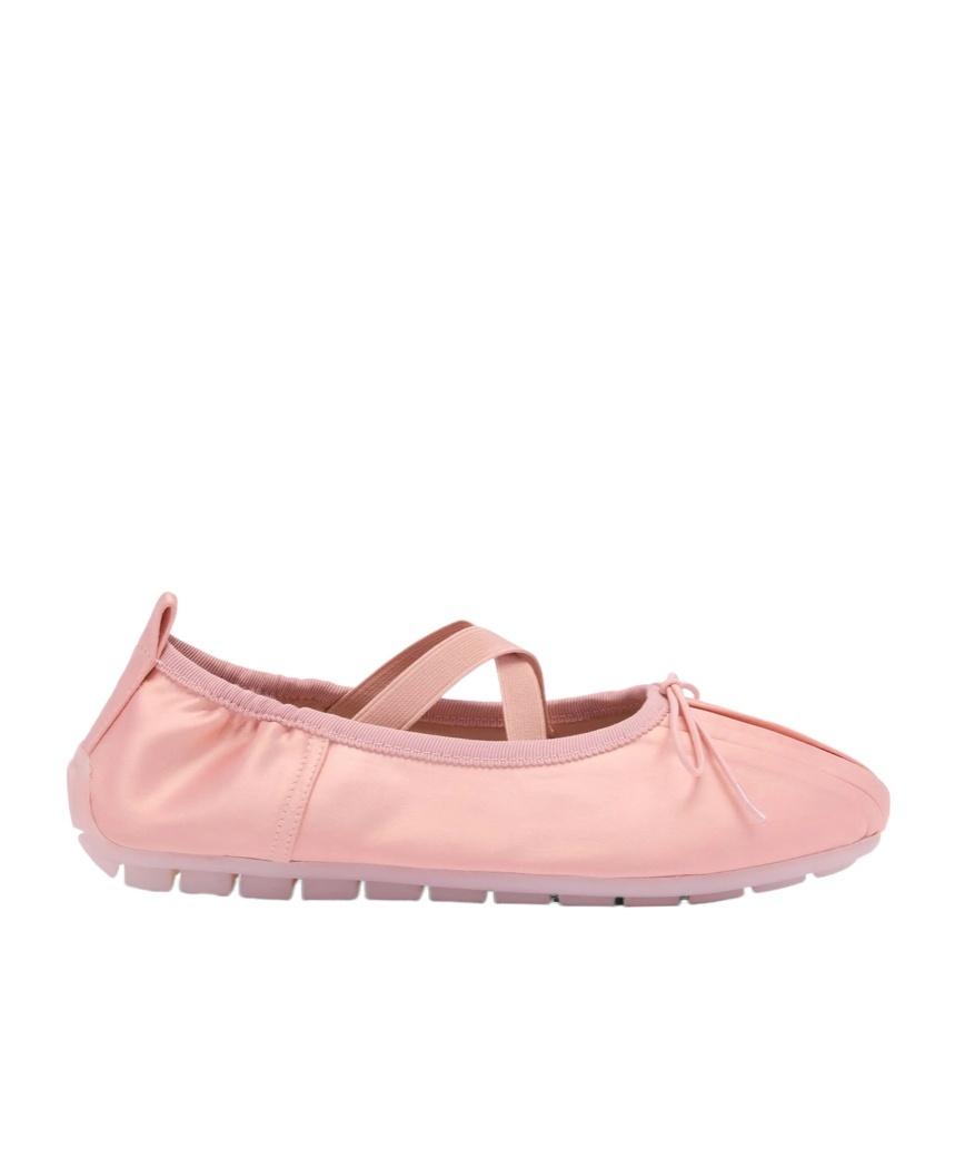 Simone Rocha Ballerina Grip Ballet Flats In Pink