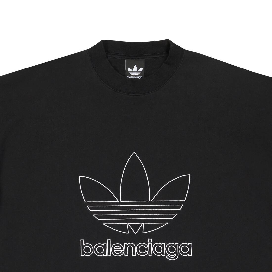 BALENCIAGA T-SHIRT BALENCIAGA / ADIDAS OVERSIZE IN NERO