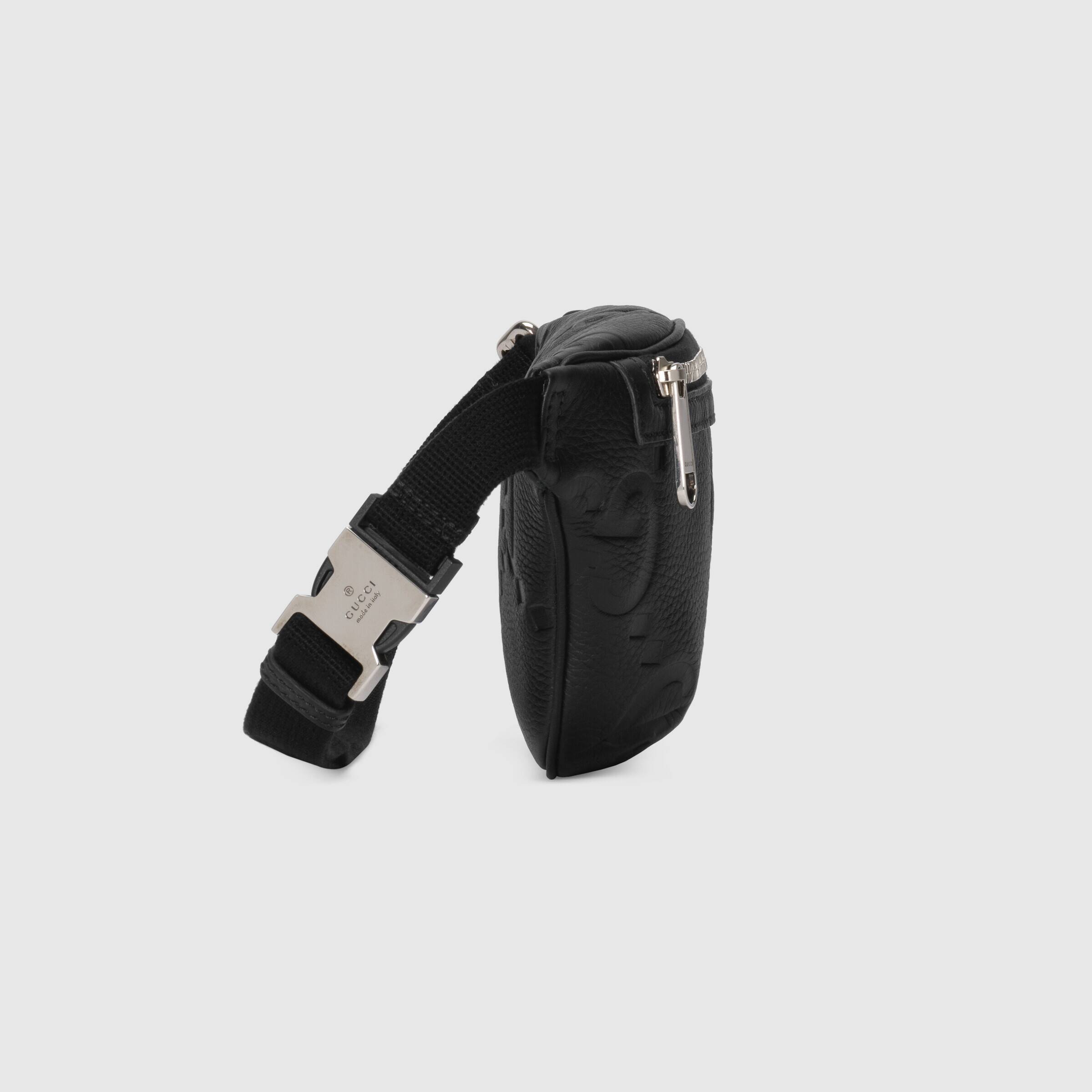 Gucci Jumbo Gg Small Belt Bag In Black