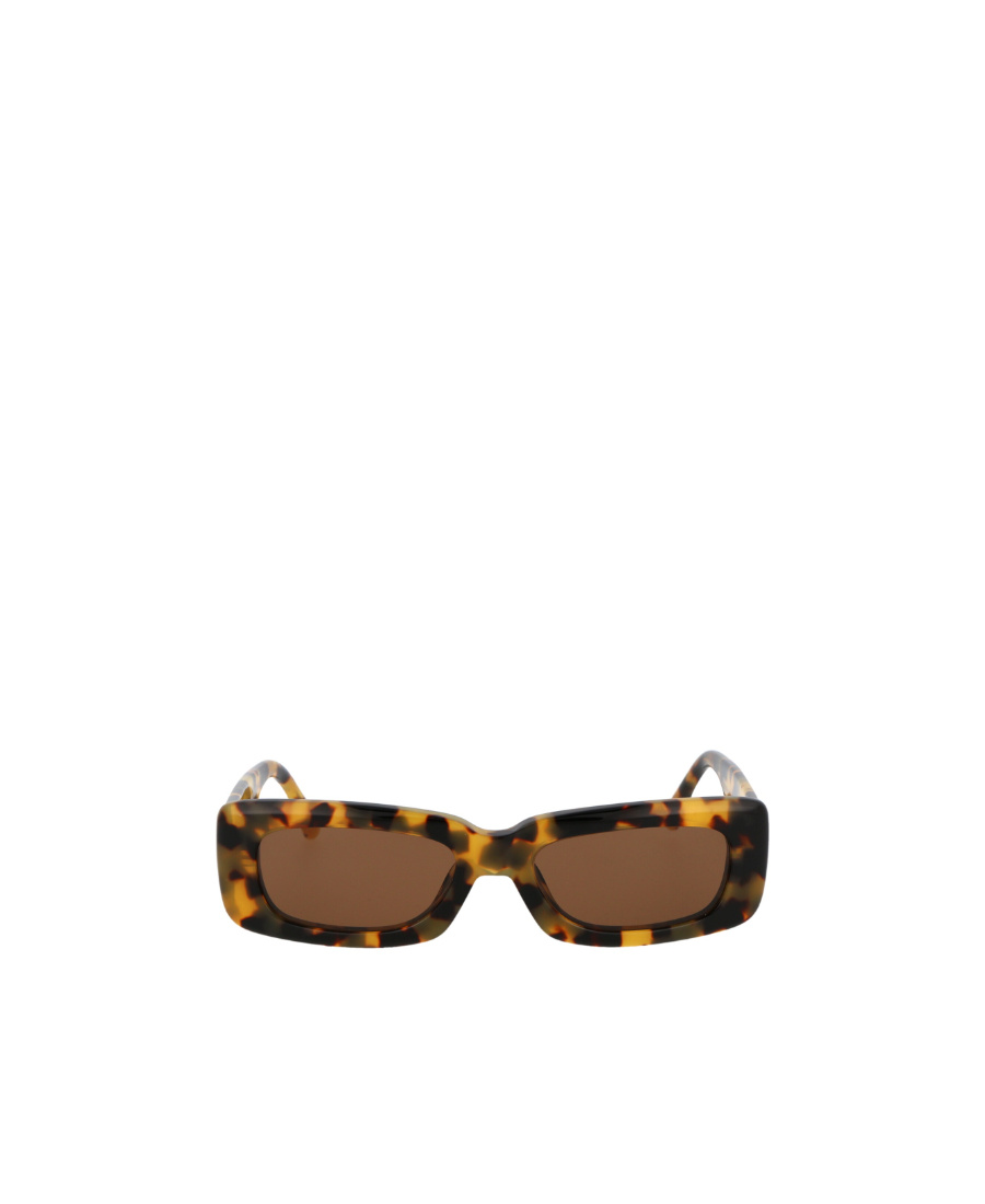 Attico Logo Sunglasses In Brown