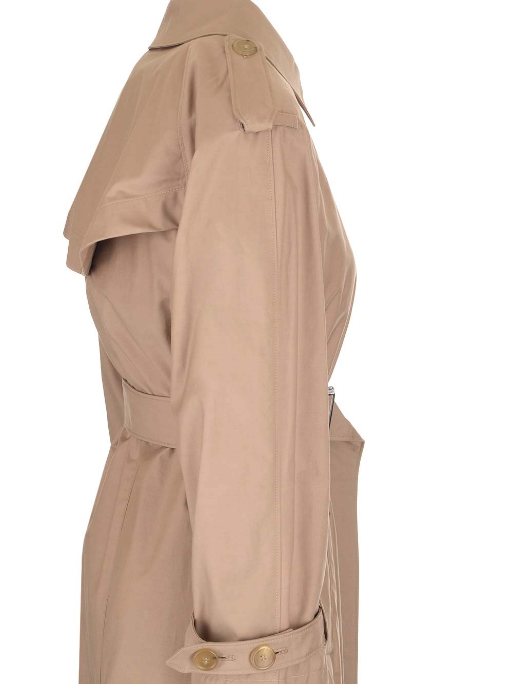 Max Mara Waist Windbreaker In Brown