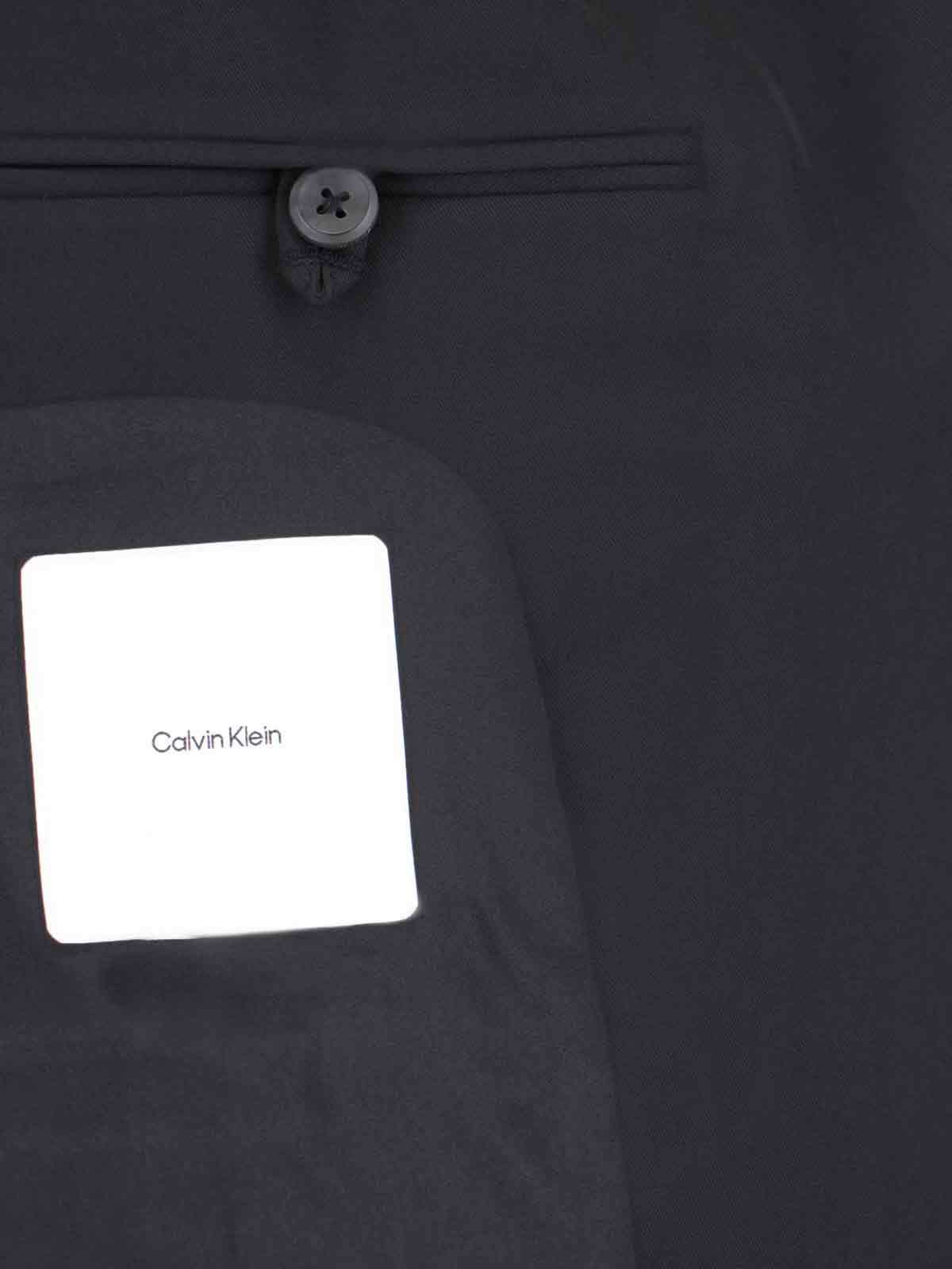 Calvin Klein Single-breasted Jacket In Black