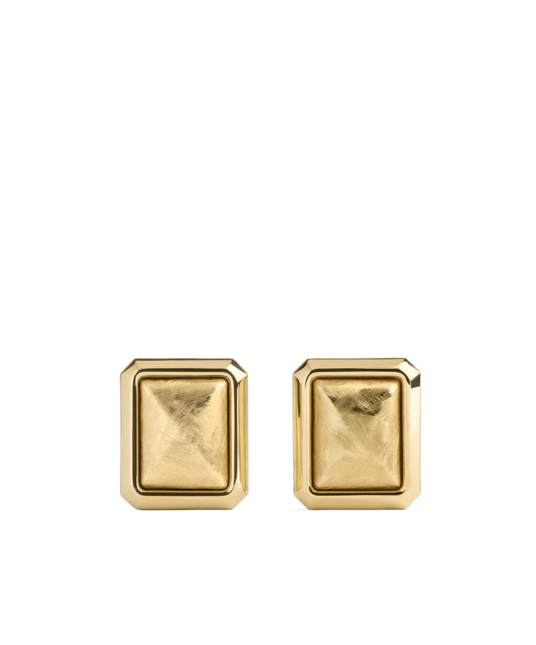 Jacquemus Les Pendants Carré In Gold