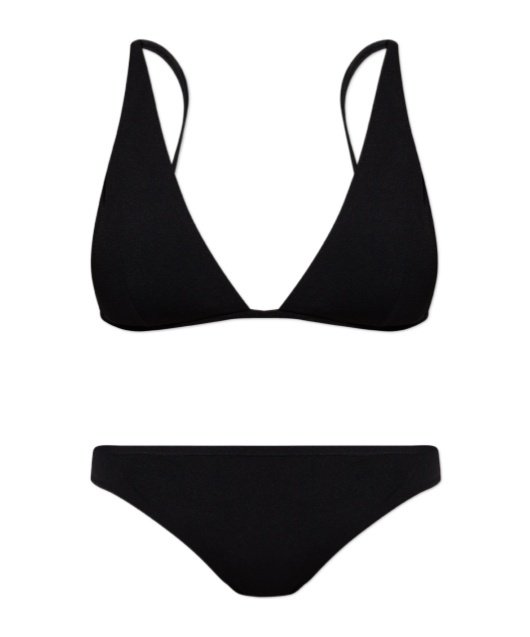 Shop Ea7 Logo-print Bikini In Black