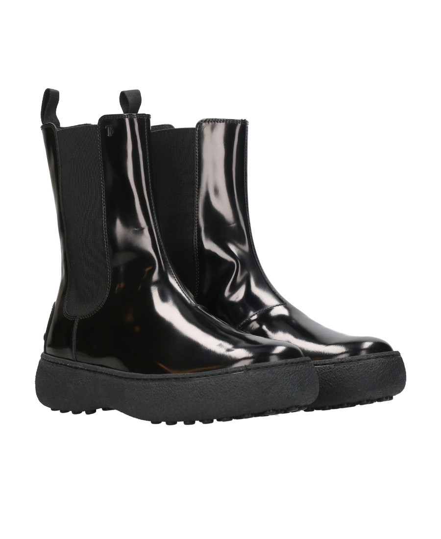 Tod's Elasticated Ankle Boots In Black