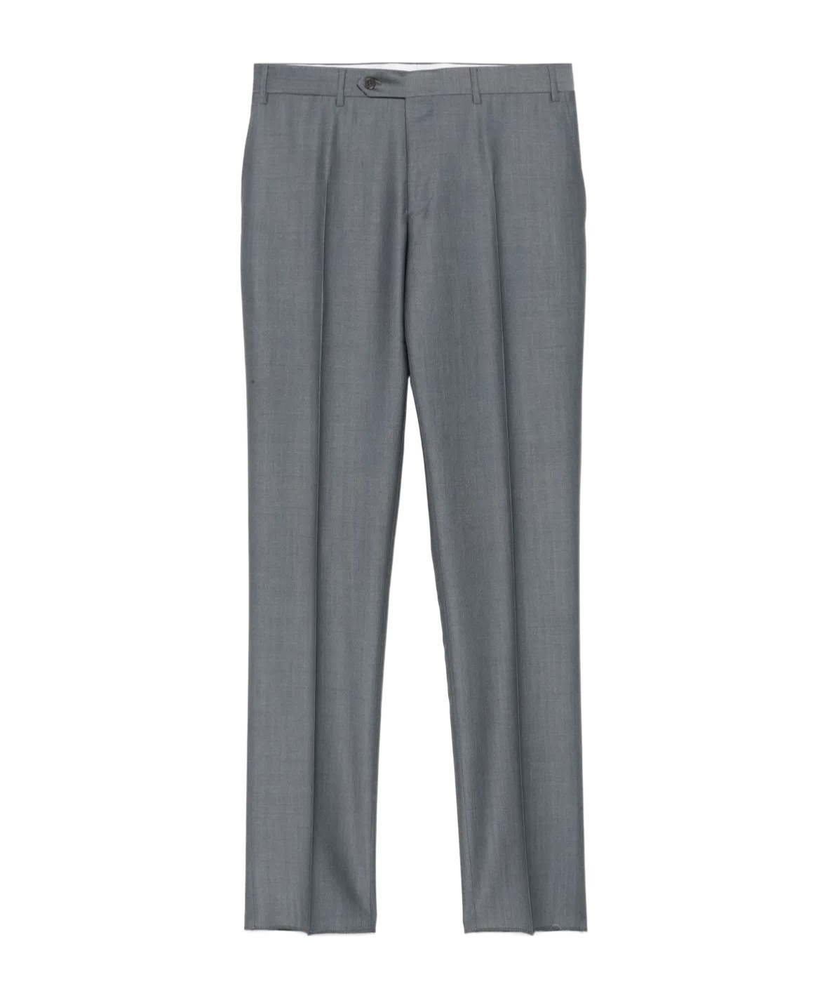 Canali Casual Pants With Belt Loops In Gray